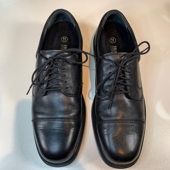 Hunter\'s Bay Shoes Men\'s 11 Black Leather Oxfords casual dress suit main image 4